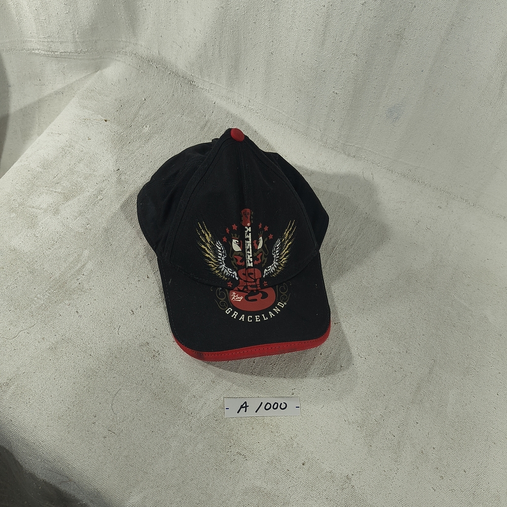 Graceland Black and Red Guitar Hat